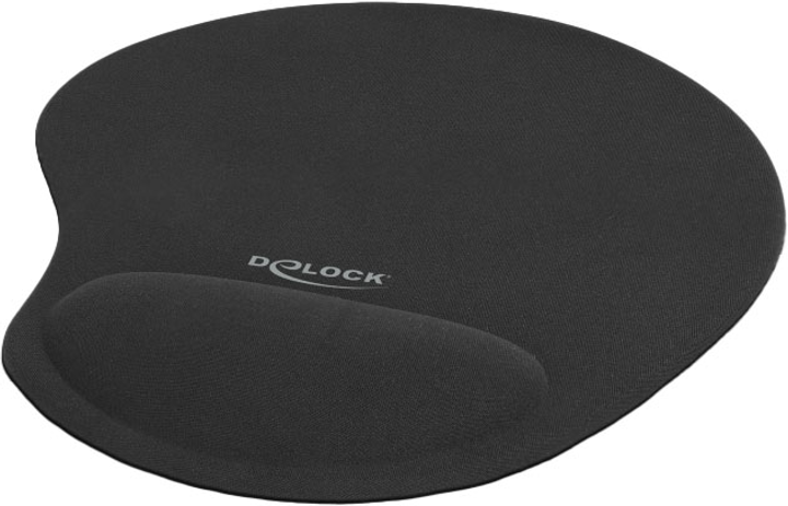 Podkładka pod mysz Delock Mauspad 12040 Black (4043619120406) - obraz 1