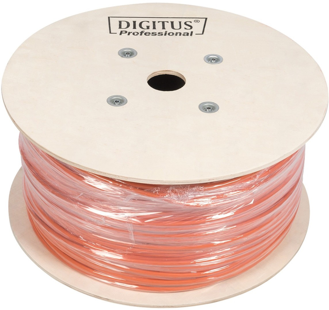 Kabel Digitus Cat.7 S/FTP, Dca-s1a d1 a1, AWG 23/1, LSOH, 500 m Orange (DK-1743-VH-5) - obraz 2