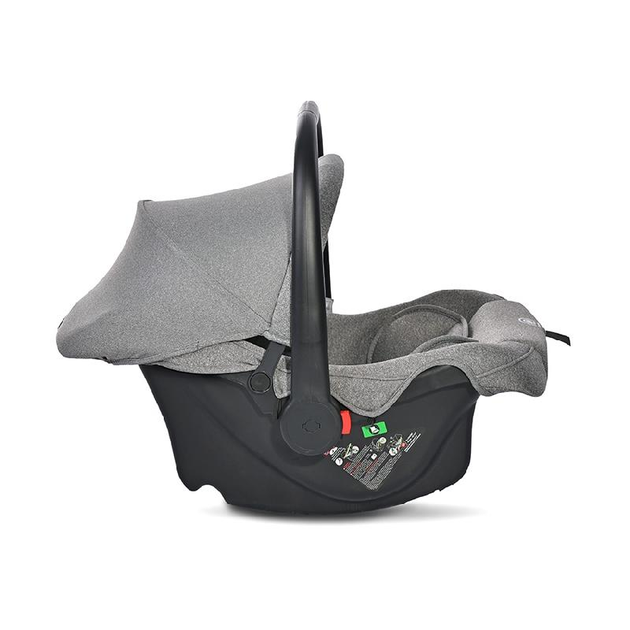 Автокресло детское люлька Бебикокон Lorelli Joy 0-13 кг Grey Jasper Автопереноска серое - изображение 2