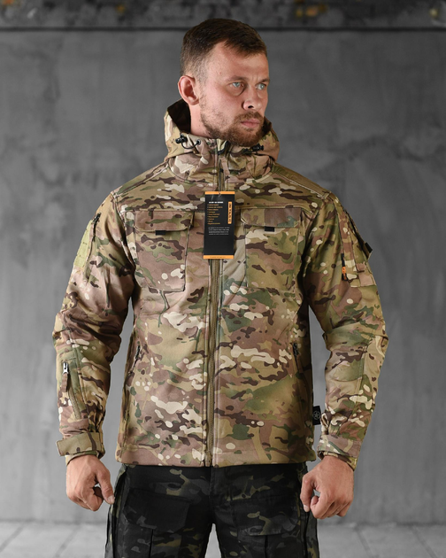 Тактична демісезонна куртка SoftShell M мультикам (89008) - зображення 1