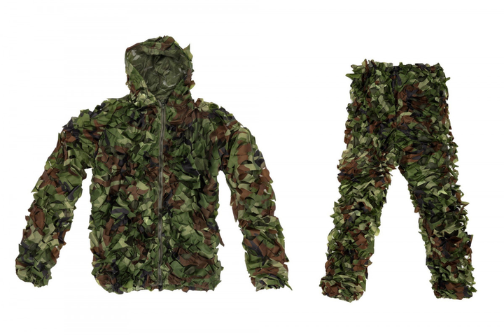 Костюм маскувальний Ultimate Tactical Ghillie Suit Camouflage Suit Set Woodland - зображення 1