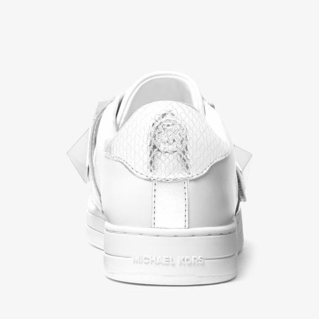 Женские кеды кожаные низкие Michael Kors 867895969 39 (8.5M) 26 см Белые (1159809497) - изображение 3