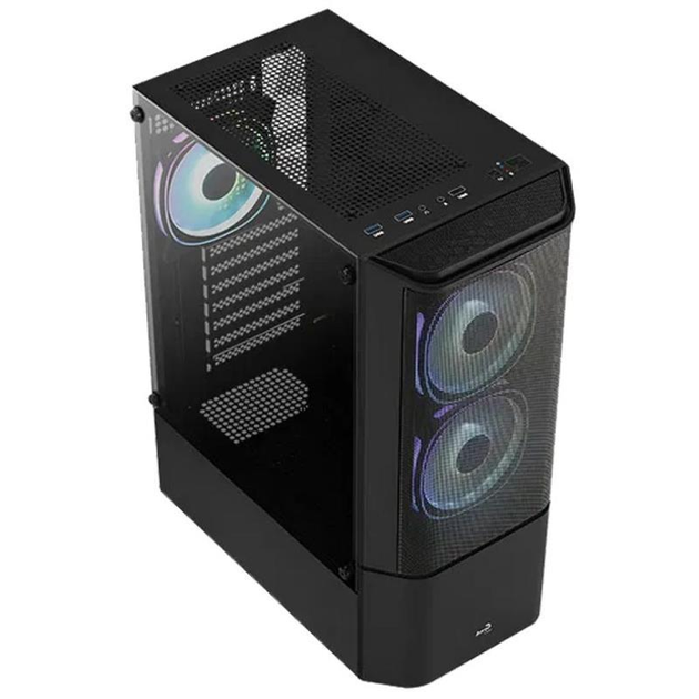 Корпус AeroCool Quantum Mesh-G-BK-v2 Black без БП 15257 - изображение 8
