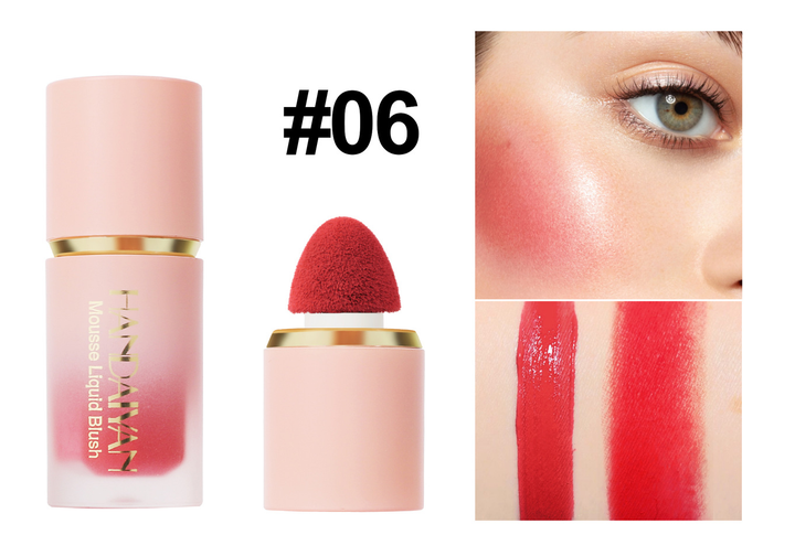 Румяна Handaiyan жидкие для лица Mousse Liquid Blush 06 - изображение 2