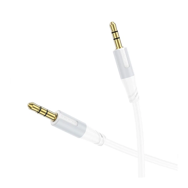 Aux кабель Borofone BL19 1m, White - изображение 2