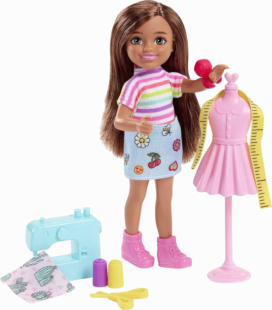 Lalka Barbie Chelsea Kariera Projektantka mody (0194735012381) - obraz 3
