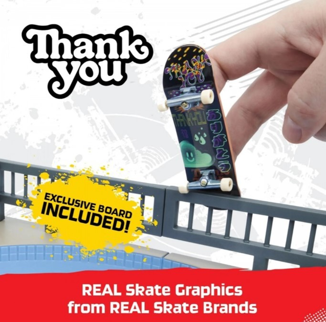 Ігровий набір Spin Master Skate park Tech Deck Daewon Mega Bowl (0778988463048) - зображення 7
