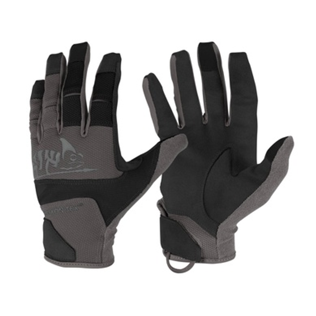 Рукавиці тактичні Helikon-Tex Range Tactical Gloves Black/Shadov Grey Чорні L - зображення 1