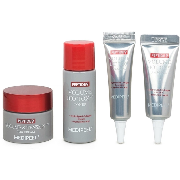 Набор для лица Medi-Peel Peptide 9 Volume Bio Tox Trial Kit 4 продукта (20 мл+10 мл+4 мл+10 г) (8809941821437) - изображение 2