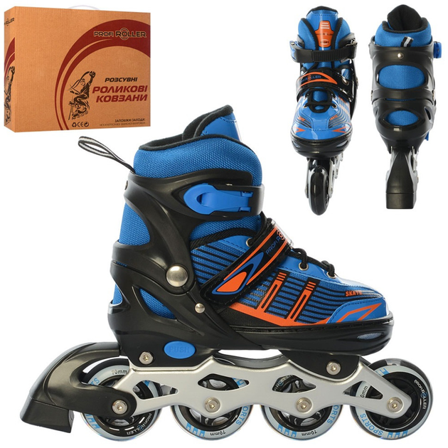 Ролики раздвижные подростковые A4139-L-BL размер (39-42) – фото, отзывы ...