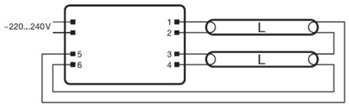2x5-11 ЕПРА для люмінесцентних ламп 220-240V IP20 [4050300821504] QT-ECO Osram - зображення 3