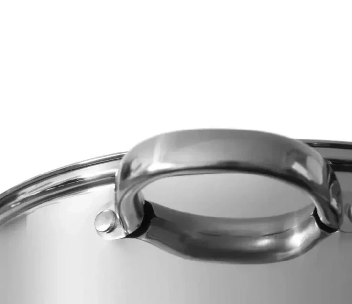 Кастрюля Edenberg из нержавеющей стали с крышкой 16,2 л 30 см (EB-547) - изображение 3