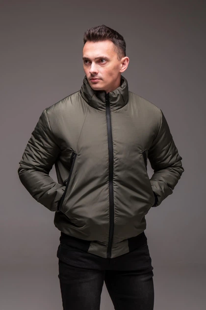 Куртка R.A. Bomber L хаки 1681-L - Фото 5 Куртка R.A. Bomber L хаки 1681-L - изображение 5