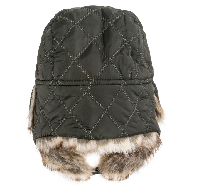 Зимняя шапка ушанка Mil-Tec Olive 12104601 - размер XL-61-62 - изображение 2