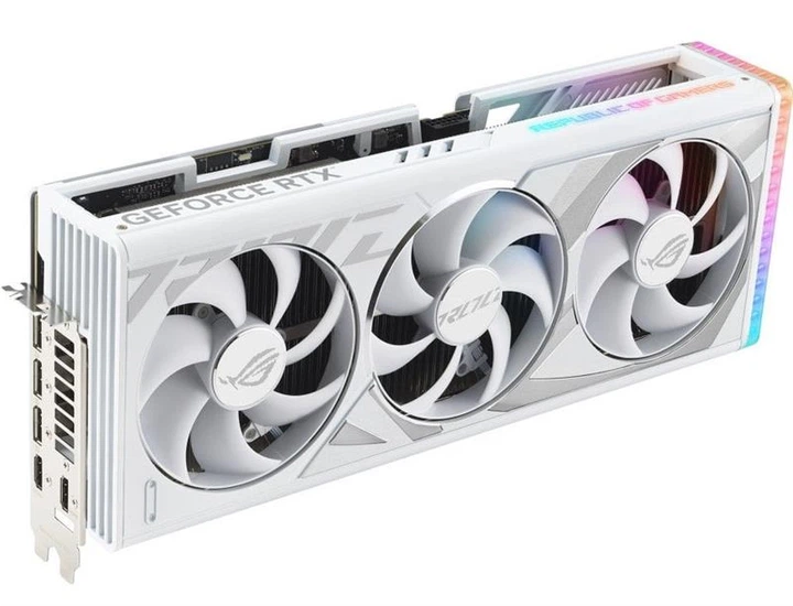 Видеокарта GF RTX 4080 Super 16GB GDDR6X Strix Gaming OC White Asus (ROG-STRIX-RTX4080S-O16G-WHITE) - изображение 6