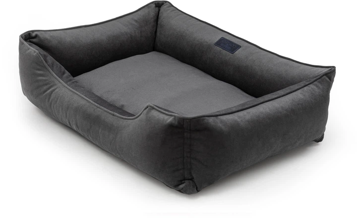 Лежак Harley and Cho Rozetka Dreamer S (60 x 45 см) Velur Anthracite (3103871) - изображение 3