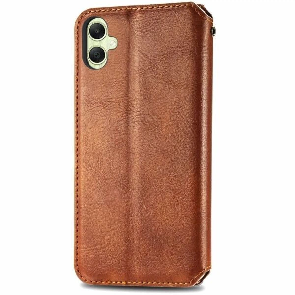 Чехол Deexe Rhombus Wallet для Samsung Galaxy A06 (A065) - Brown - изображение 5