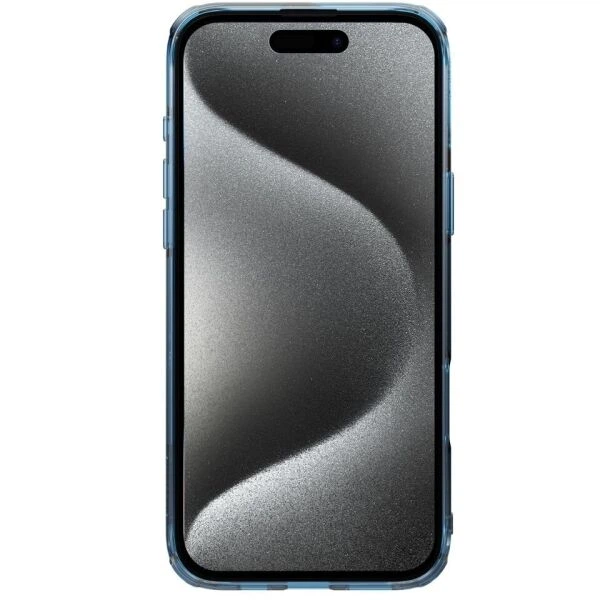 Силіконовий чохол NILLKIN Nature TPU Pro Magnetic для iPhone 16 Pro - Blue - зображення 4