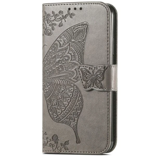 Чохол-книжка з малюнком UniCase Butterfly Pattern для Motorola Moto G85 - Grey - зображення 6
