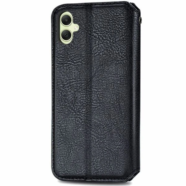 Чехол Deexe Rhombus Wallet для Samsung Galaxy A06 (A065) - Black - изображение 5