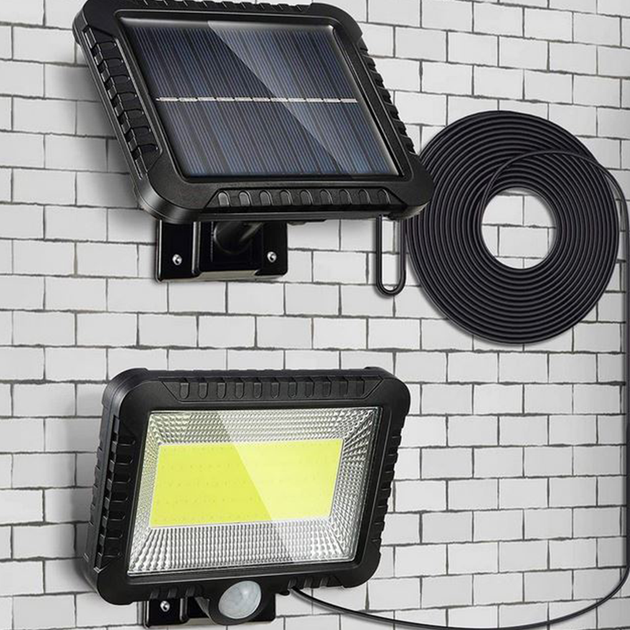 Lampa solarna Bass Polska zewnętrzna z czujnikiem ruchu 1.5 W 150 LED (5902067621523) - obraz 4