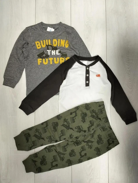 Комплект детский кофта и штаны 3шт Carters 110см (400098759) - Фото 1 Комплект детский кофта и штаны 3шт Carters 110см (400098759) - изображение 1