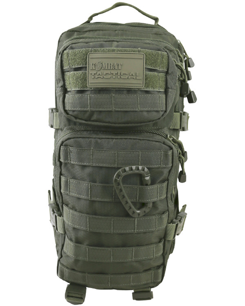 Рюкзак KOMBAT Hex-Stop Small Molle Assault Pack 28л Оливковий - зображення 2