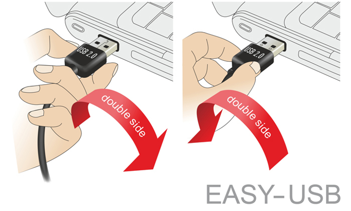 Кабель Delock USB 2.0 Type-A - USB 2.0 Type-B 2 m Black (4043619833597) - зображення 3