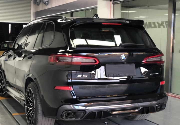 Спойлер на BMW X5 G05 чорний глянсовий ABS-пластик (2019-...) - зображення 4