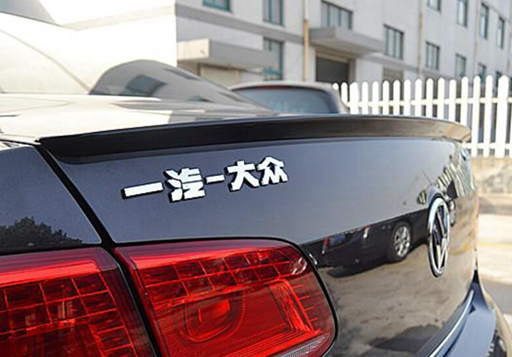 Спойлер на Volkswagen Passat B7 черный глянцевый ABS-пластик (европейка) - изображение 7