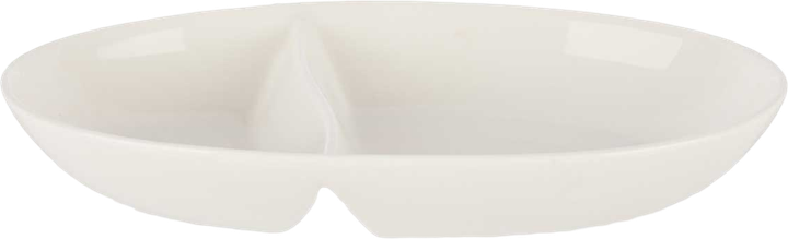 Тарілка для закусок Vessia Oval порцелянова 12 x 20 x 3 см (8430852836939) - зображення 3