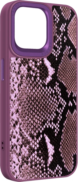 Чехол для смартфона Harder Genuine Snake для Apple iPhone 14 Pro Max Dark Purple (ARM76791) - Фото 2 Чехол для смартфона Harder Genuine Snake для Apple iPhone 14 Pro Max Dark Purple (ARM76791) - изображение 2