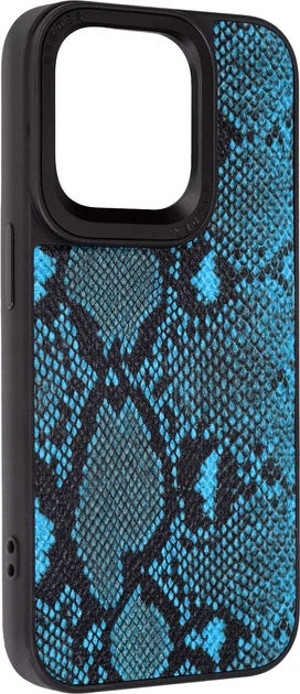 Чехол для смартфона Harder Genuine Snake для Apple iPhone 15 Pro Dark Blue (ARM76781) - Фото 2 Чехол для смартфона Harder Genuine Snake для Apple iPhone 15 Pro Dark Blue (ARM76781) - изображение 2
