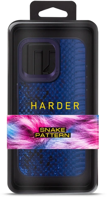 Чехол для смартфона Harder Snake Pattern для Apple iPhone 15 Pro Max Blue Mystic (ARM76802) - изображение 3