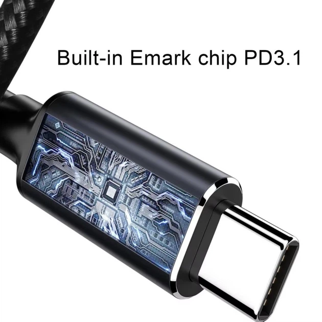 Кабель для зарядки ноутбука DELL с тригером PD 100W Type-C на DC 4.5x3.0x0.6 (1.8 метра) - Фото 4 Кабель для зарядки ноутбука DELL с тригером PD 100W Type-C на DC 4.5x3.0x0.6 (1.8 метра) - изображение 4