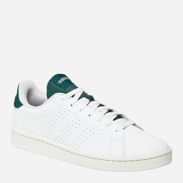 Чоловічі кеди низькі adidas Advantage IF6096 40.5 Білий/Темно-зелений (4066765511003) - зображення 2