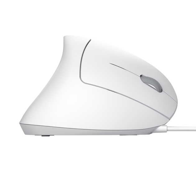 Мышь компьютерная Trust Verto Ergo Mouse 25133 1600dpi проводная/вертикальная White - Фото 5 Мышь компьютерная Trust Verto Ergo Mouse 25133 1600dpi проводная/вертикальная White - изображение 5