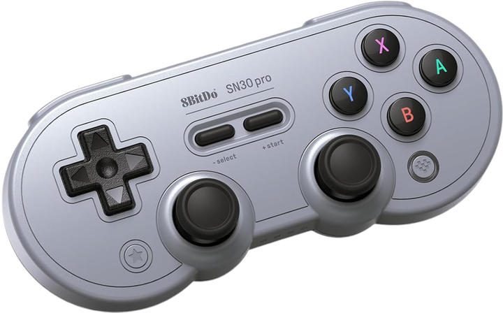 Kontroler bezprzewodowy 8BitDo SN30 Pro Bluetooth Gamepad Gray (6922621505044) - obraz 1