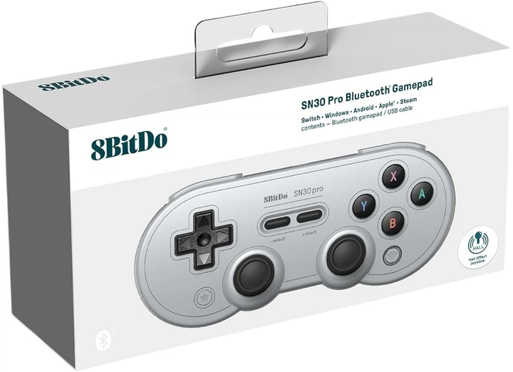 Беспроводной геймпад 8BitDo SN30 Pro Bluetooth Gamepad Gray