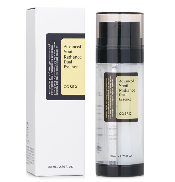 Двойная эссенция с муцином улитки для сияния кожи COSRX Advanced Snail Radiance Dual Essence 80ml - изображение 6