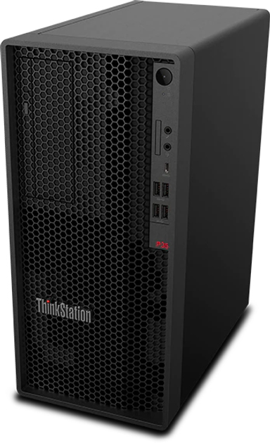 Комп'ютер Lenovo ThinkStation P358 Tower (30GL001BPB) Black - зображення 2