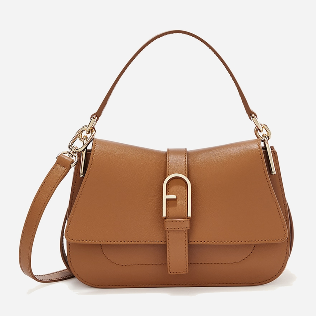 Torebka crossbody damska ze skóry naturalnej Furla WB01032BX2045RY0001007 Brązowa (8050597481159) - obraz 1