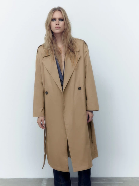 Куртка женская Zara 8073/288 S Коричневая (08073288704023