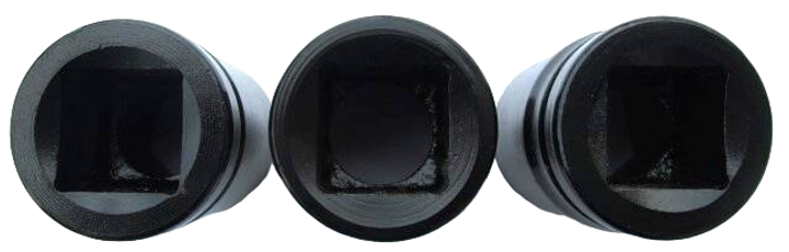 Zestaw nasadek heksagonalnych Bass Polska 1" 27 - 33 mm 3 szt. 7576 (5902067610947) - obraz 3
