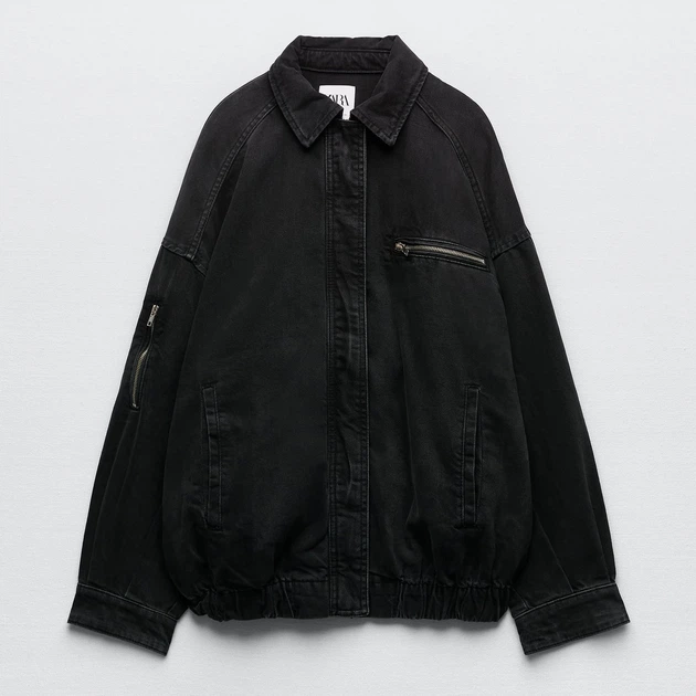 Куртка женская Zara 8197/234 M/L Черная (08197234800987