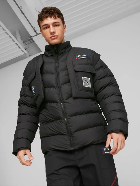 Куртка зимняя мужская Puma BMW MMS Garage Crew Jacket 62101201 S Черная ...