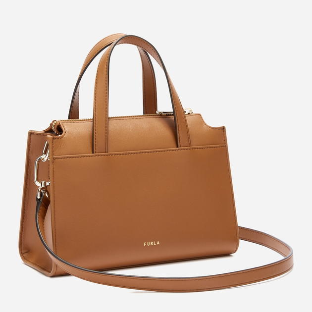 Torebka crossbody damska ze skóry naturalnej Furla WB01337BX2045RY0001007 Brązowa (8050597484204) - obraz 2