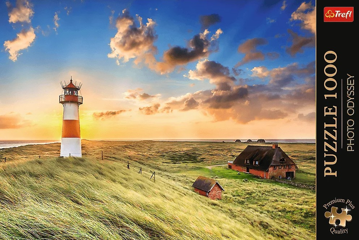 Puzzle Trefl Premium Plus Quality Photo Odyssey: Latarnia List Niemcy 1000 elementów (5900511108231) - obraz 3