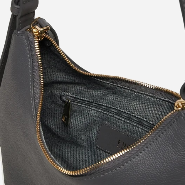 Сумка багет жіноча з натуральної шкіри Furla WB01500BX33532269S1007 Сіра (8050597546377) - зображення 5