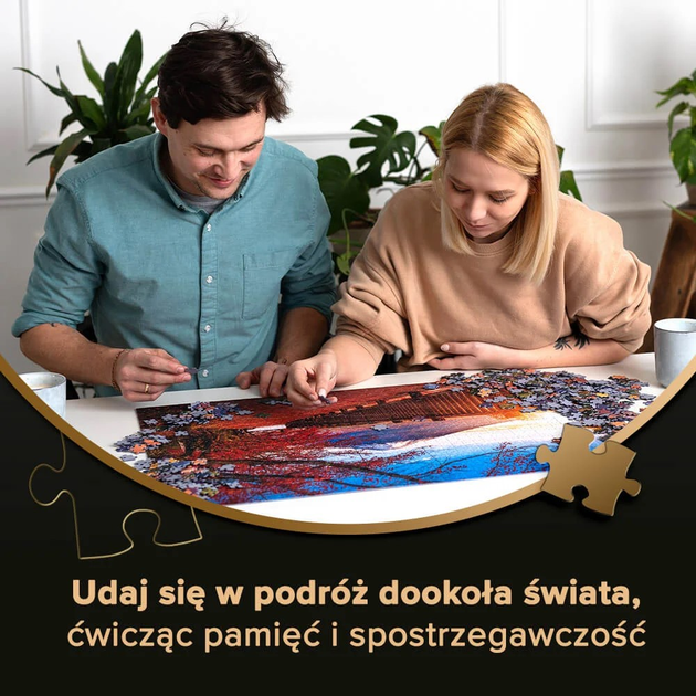 Пазл Trefl Premium Plus Quality Photo Odyssey: Міст Ракоц у Кромлау Німеччина 1000 елементів (5900511108118) - зображення 6
